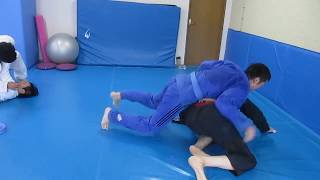 田中さんpass-guard to back!【AXIS JIU-JITSU CHIBA JAPAN FUNABASHI BJJ GYM】