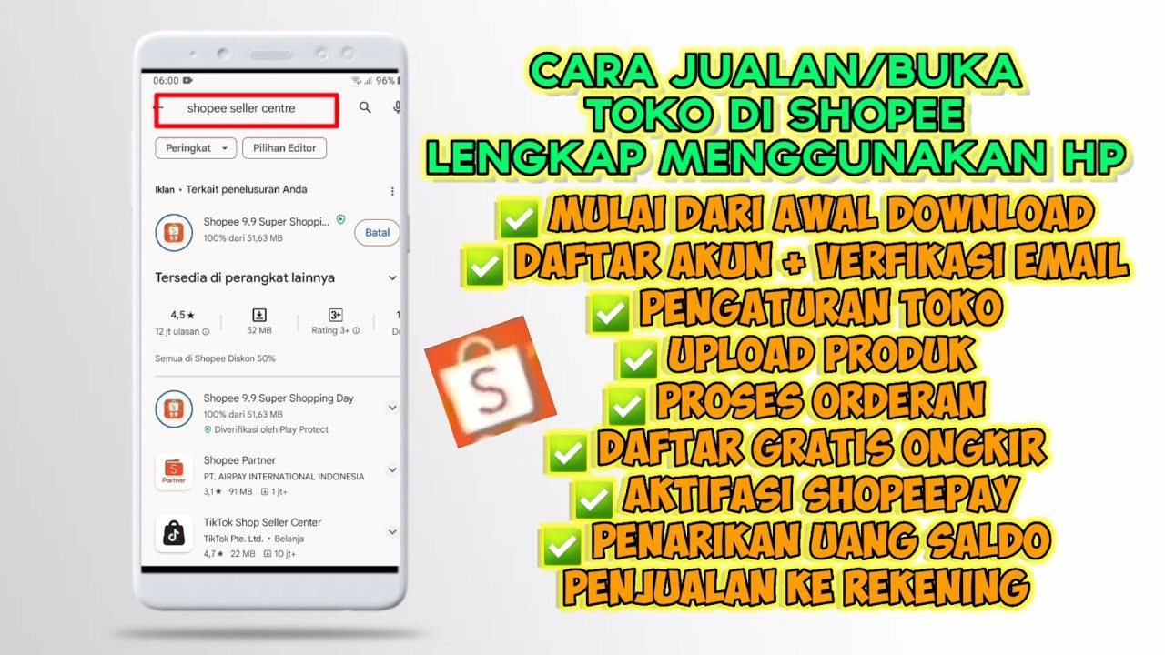 CARA JUALAN DI SHOPEE TERBARU TERLENGKAP UNTUK PEMULA MENGGUNAKAN HP ...