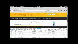 A1 Injection - SQL Injection (AJAX, JSON, Jquery) | Level Low