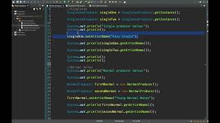 Java : Lesson 41 Design pattern, The Singleton pattern