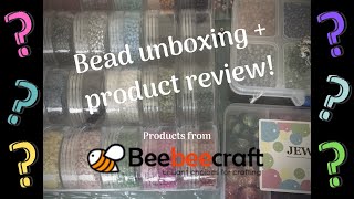 Bead unboxing and product review with Beebeecraft.com | Beading products and jewelry supplies