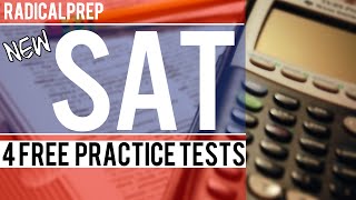 The New SAT - 4 Free Practice Tests - SAT Tips, Tricks and Strategies