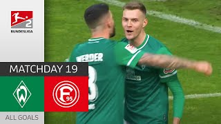 Werder moves up to 3rd! | Bremen - Düsseldorf 3-0 | Highlights | MD 19 –  Bundesliga 2 - 2021/22