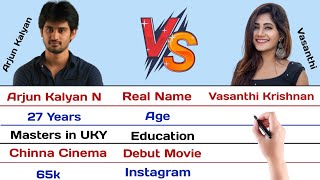 Arjun Kalyan vs Vasanthi Krishnan Comparison 2022 | Bigg Boss 6 Telugu