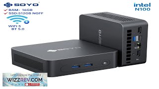 SOYO M2 PLUS 2 Mini PC Intel Alder Lake N100 Windows 11 Review