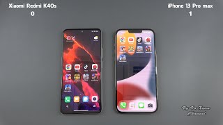 Xiaomi Redmi K40s vs iPhone 13 Pro max | SpeedTest and Camera comparison