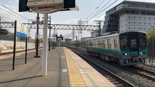 【125系本線走行‼️】125系1次車(F5編成) 吹田出場回送　桂川駅通過