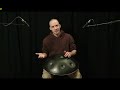 How to play handpan for beginner, free online lessons: basic position and Strokes