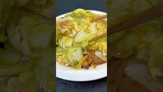Shredded cabbage，【麗麗廚房】，手撕包菜 #recipe #cabbagerecipe  #chinesefood #cooking #snack #cabbage
