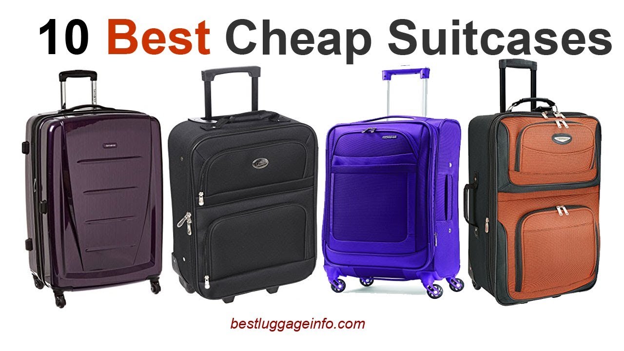 Best Cheap Suitcases | Ten Best Cheap Carry On Luggage Sale. - YouTube