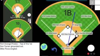 Baseball ScoreBook Twitter Demo