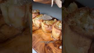 Truffle Baked Brie Stuffed Bread at Wally’s Las Vegas inside Resorts World Delicious Luxury Food