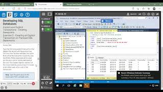 Implicit and Explicit Transactions Creating Savepoints