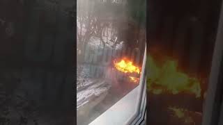 🔥В Мурмашах сожгли ВАЗ