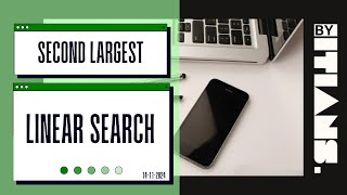 Second Largest Element in an Array without Sorting | GFG | Arrays | ByIITians