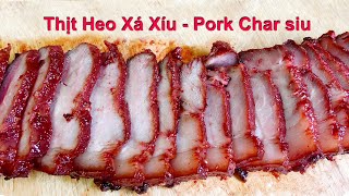 Xá Xíu Áp Chảo - Seared Pan Roasted Char Siu