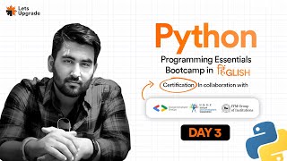 Day 3 | Functions and Project | Python Programming Essentials Bootcamp (3 Days) in Hinglish