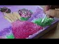 girl and flower 🌺 acrylic painting for beginners step by step 196 satisfying asmr