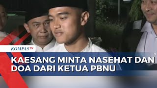 Kata Kaesang Usai Minta Nasehat dan Doa dari Ketua Umum PBNU, Gus Yahya