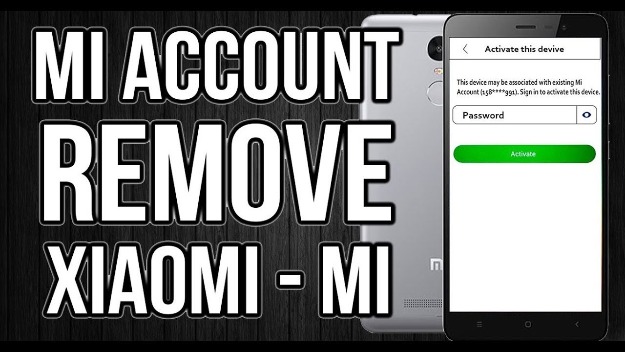 How To Unlock Mi Account Tool Remove/bypass Xiaomi Mi Account Lock For ...