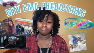 My PREDICTIONS for the MTV EMAS 2021! - LONG Overdue