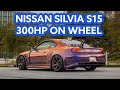 NISSAN SILVIA S15 ON DYNO 300hp ON WHEELS