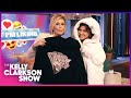 Jill Martin Surprises Kelly Clarkson With Bedazzled Knicks Jacket For Breast Cancer Awareness