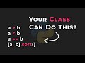 Making Classes Sortable & Comparable In Python