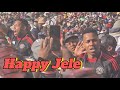 Orlando Pirates  Happy Jele at General Section with fans | Captain