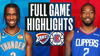 THUNDER at CLIPPERS | FULL GAME HIGHLIGHTS | March 21, 2023