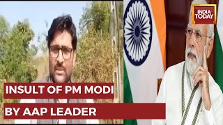 AAP State President Gopal Italia Making Derogatory Remarks Against PM Modi In Viral Video