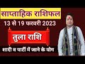 तुला राशि का साप्ताहिक राशिफल ll Tula Rashi Weekly Horoscope