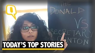 The Quint: QWrap: US Presidential Debate, Fawad Khan Returns to Pak \u0026 More