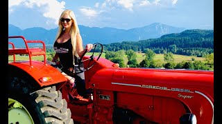 Porsche Diesel Super Tractor Fun \u0026 Drive w/MaryAnn!