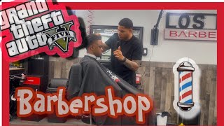 VISITING IRL GTA BARBER 💈 LOS PROS  | EXPENSSIVE ASFF 😱