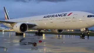 View Inside PUSH BACK \u0026 Engine Start AIR FRANCE 777-300ER