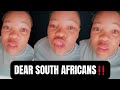 South African Woman Sends a Message About Foreigners in SA 🇿🇦