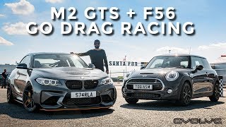 Evolve F87 BMW M2 GTS And F56 Mini Cooper S At BMW Show '17 Santa Pod