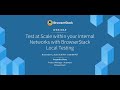 [Webinar] Test at scale within your internal networks