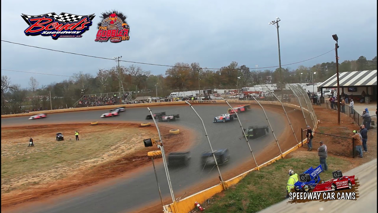 Boyd's Speedway The Gobbler 2017 Limited Late Model Feature Race - YouTube