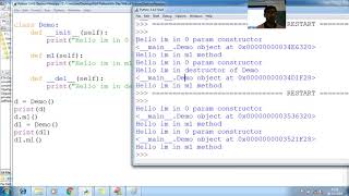 155 Python __del__ destructor Python Programming Tutorial for Beginner to advance with Source Code