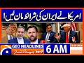 US Agrees to Iran’s Conditions! | Major Diplomatic Update | 6 AM GEO News Headlines (13 June 2026)