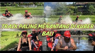 Racing on the fun track until it gets wet 📌 ATV kuber ubud bali