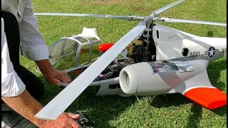 HIGH SPEED RC TURBINE MODEL HELICOPTER OVER 200 KMH LOCKHEED 286L FLIGHT DEMONSTRATION