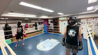 Nagase Boxing Sparring against Keita on 17th Nov 2024