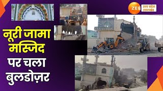 fatehpur : नूरी जामा मस्जिद का अवैध हिस्सा गिराया गया, नोटिस पर नहीं मिला कोई स्टे | PWDNotice