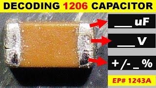 {1243A} Decoding 1206 SMD Ceramic capacitor