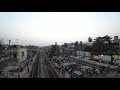 timelapse video of barasat railway station sunset