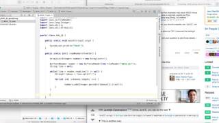 Java Tutorial Reading Data Numbers From CSV File