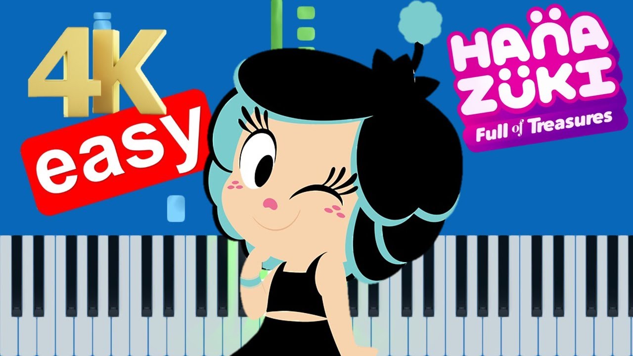 Hanazuki - Full Of Treasure Theme Song (Slow Easy Medium) Piano ...